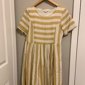 Striped Midi Dress